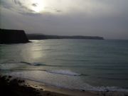 Atardecer en la playa de Los Locos. Suances, Cantabria
